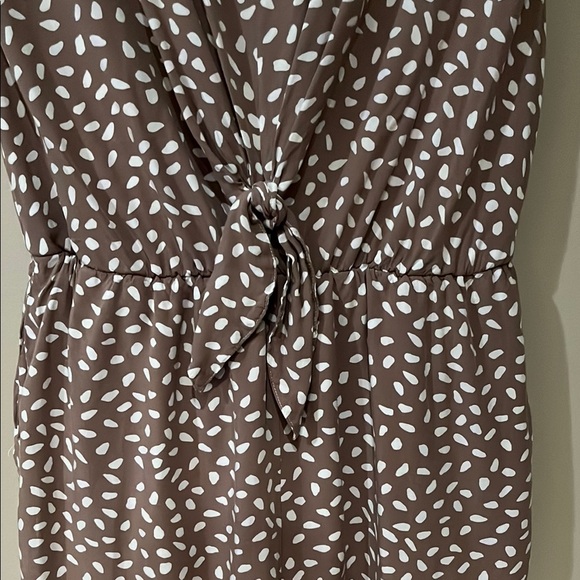 Romper Brown and White Pattern - Picture 2 of 6